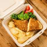 Fiber Clamshell for Sandwiches