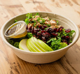 32 oz Made in USA Compostable Fiber Round Bowls