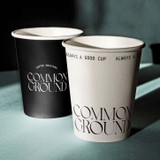 10 oz Custom Printed Compostable Paper Hot Cups