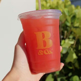 12-20 oz Compostable PLA Cold Cup Straw Lids 98mm