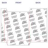 Botanical Fare Custom White 7.5" x 5" Grease-Resistant Bakery Bags | 6,000/Case