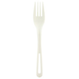 6" World Centric Compostable Ribbed tPLA Forks FO-PS-6L