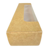 7-Pack Compostable Kraft Macaron Boxes w/ PLA Windows 210MAC7PLA