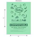 Compostable Produce Bag Dimensions