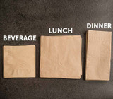 NP-SC-DN Unbleached recycled paper napkins