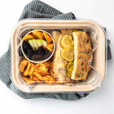 Compostable PLA Lid for Fiber Trays TRL-CS-10