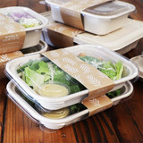 Clear Compostable Lid For Square Container