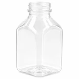 8 oz Square Plastic Juice Bottles bulk