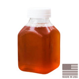 8 oz PET Square Juice Bottle | Made in the USA | Wholesale