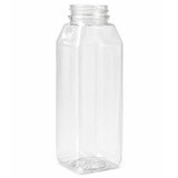 12 oz Square Plastic Juice Bottles Pallet | Made in the USA