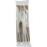 Individually Wrapped 6" tPLA Utensil Set Sample