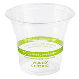 World Centric 5 oz Compostable Cold Cup | PLA |Sample 