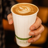 16 oz Double Wall Compostable Hot Paper Cups  | Sample