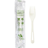 Compostable Fork- Individually wrapped Sample