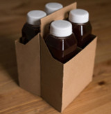 4 Pack Paper Bottle & Can Carrier  4 Pack Paper Bottle & Can Carrier