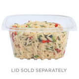 16 oz World Centric Clear Rectangular Deli Containers