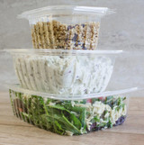 Eco Products Rectangular Deli Containers 24 Oz Clear Pack Of 200