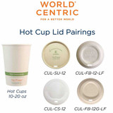 World Centric 16 oz Double Wall Compostable Coffee Cups