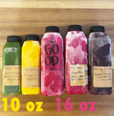 16-OZ Square Plastic Juice Bottles - Cold Pressed Clear Food Grade PET  Bottles with Tamper Evident S…See more 16-OZ Square Plastic Juice Bottles 