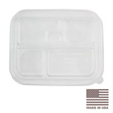 Made in the USA PLA Clear Lid for 5 Compartment Box
