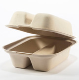 2 Taco Fiber Clamshell Containers TO-SC-T2