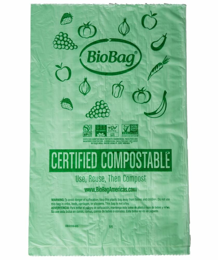 11x17" BioBag Compostable Produce Bags Wholesale PB1117