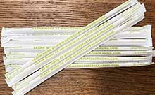 Compostable and Biodegradable Unwrapped PHA Straws – Beyond Plastic