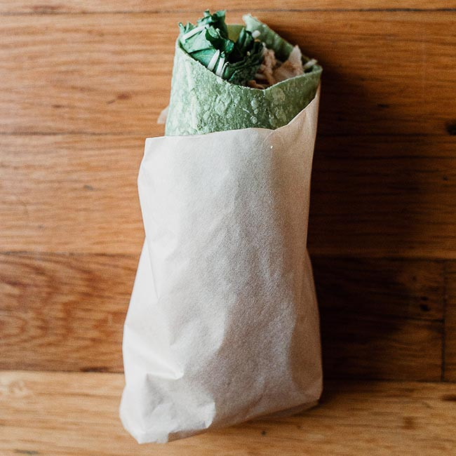 White 12 x 12 Compostable Tray Liner, Deli Paper PFASFREE