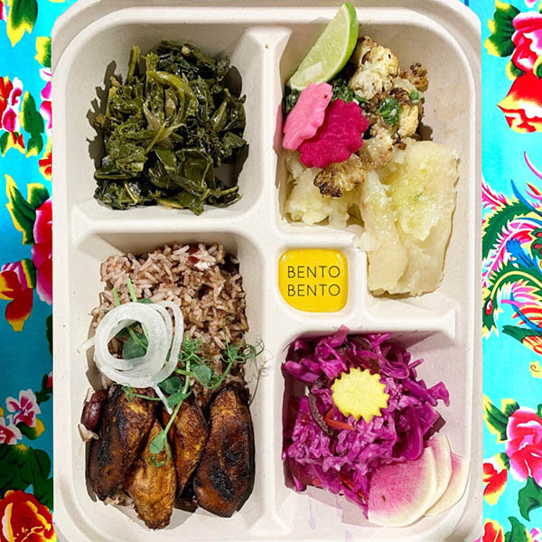 5-Compt Compostable Fiber Bento Boxes | TR-SC-BB-LFS