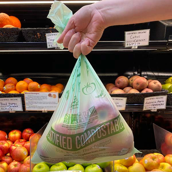 11x17" BioBag Compostable Produce Bags Wholesale PB1117