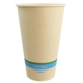 16 oz World Centric Compostable NoTree Paper Cold Cups | 1,000/Case