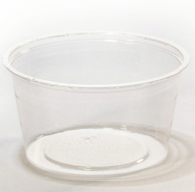 Clear Acrylic Boxes Round 4.75x2 8 Pack