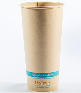 22 oz Compostable NoTree Paper Cold Cup | Sample 22 oz Compostable NoTree Paper Cold Cup | Sample