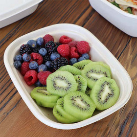20 oz World Centric Compostable PLA-Lined Fiber Boxes 8.7x6.7" | No PFAS | 400/Case 20 oz World Centric Compostable PLA-Lined Fiber Boxes 8.7x6.7" | No PFAS | 400/Case