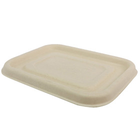 Fiber Lids for 6.5x5" World Centric Fiber Tray | No PFAS | 600/Case