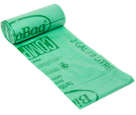 BioTuf 60-64 Gallon Compostable Industrial Trash Bag, 47 x 60, Low  Density, 0.8 Mil, Green, 125 Ba