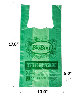 Small Compostable Shopping Bags | Sample Small Compostable Shopping Bags | Sample