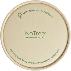 NoTree Paper Lids for 8 oz Paper Bowls | 500/Case
