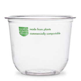 10 oz Greenware PLA Cups, 1000 count