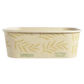 24 oz World Centric Compostable NoTree Paper Rectangular Containers | 300/Case 24 oz World Centric Compostable NoTree Paper Rectangular Containers | 300/Case
