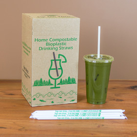 Compostable and Biodegradable Unwrapped PHA Straws – Beyond Plastic