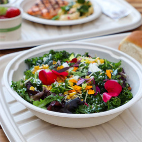 Renewable and Compostable Salad Bowls with Lids by Eco-Products® ECOEPSB24