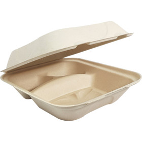 HeloGreen Eco-Friendly Sustainable Clamshell Food Container - 7x5