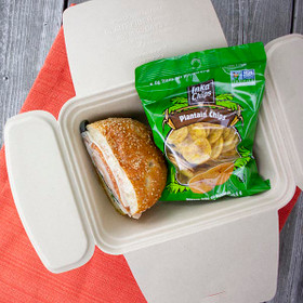 64 oz World Centric Compostable Fiber Compost-A-Pak Containers | No PFAS | 200/Case