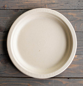 12 Biodegradable Disposable Plates - Made in India