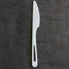 6" World Centric Compostable tPLA Knives Touchless Dispenser Refills | 1,000/Case 6" World Centric Compostable tPLA Knives Touchless Dispenser Refills | 1,000/Case