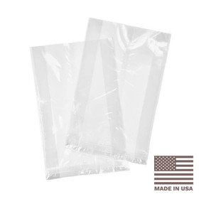 6 x 2 x 9.5" Compostable Clear Gusseted NatureFlex Cellophane Bags | 1,000/Case 6 x 2 x 9.5" Compostable Clear Gusseted NatureFlex Cellophane Bags | 1,000/Case