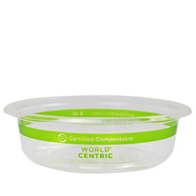 8oz DELI CONTAINER WITH LID - 5 x 1 1/2 TALL - 250/CASE