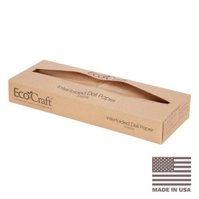 15x10.75" Bagcraft EcoCraft Interfolded Deli Paper | 6,000/Case 15x10.75" Bagcraft EcoCraft Interfolded Deli Paper | 6,000/Case