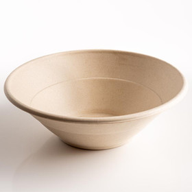 32 oz Compostable Fiber Round Bowls | No PFAS | 400/Case 32 oz Compostable Fiber Round Bowls | No PFAS | 400/Case